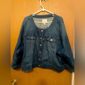 3 quarter length denim jacket